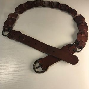 Fossil Medium Brown Leather Belt
